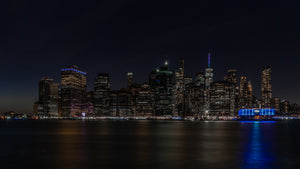 Add a sparkle to your decor with the twinkling city lights of Manhattan. An original photograph from Picture Perfect Wall Décor & Gifts, Yorktown Heights, NY, available as fine art print on archival quality paper and ready to hang metal print, in various sizes.